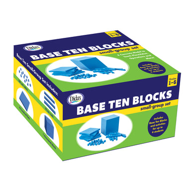 Base Ten Blocks Small-Group Set, 161 Pieces - A1 School Supplies