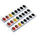 Watercolors, Oval Pan Refill Tray, 8 Colors, 3 Refills Per Pack, 3 Packs - A1 School Supplies