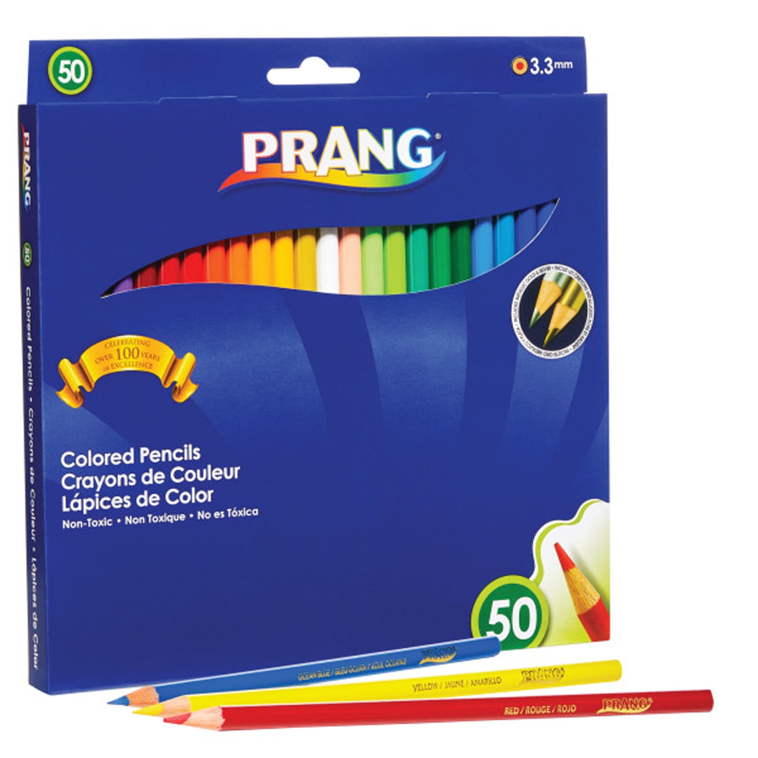 Colored Pencils, Presharpened, 50 Colors - A1 School Supplies