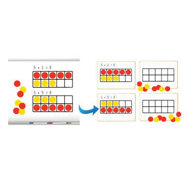 Ten Frames Magnet Math Set - A1 School Supplies