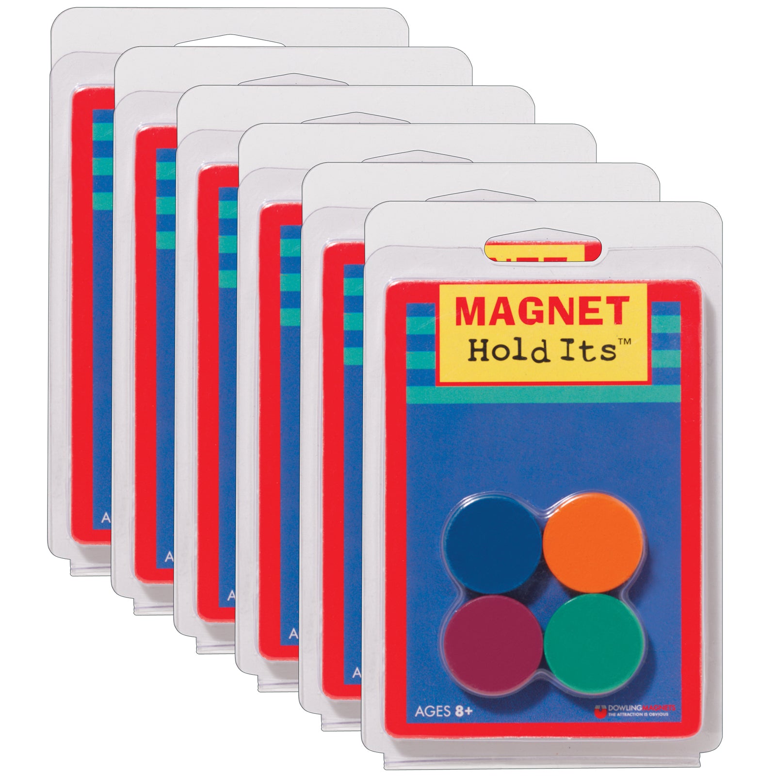 Ceramic Disc Magnets, 1", 8 Per Pack, 6 Packs - A1 School Supplies