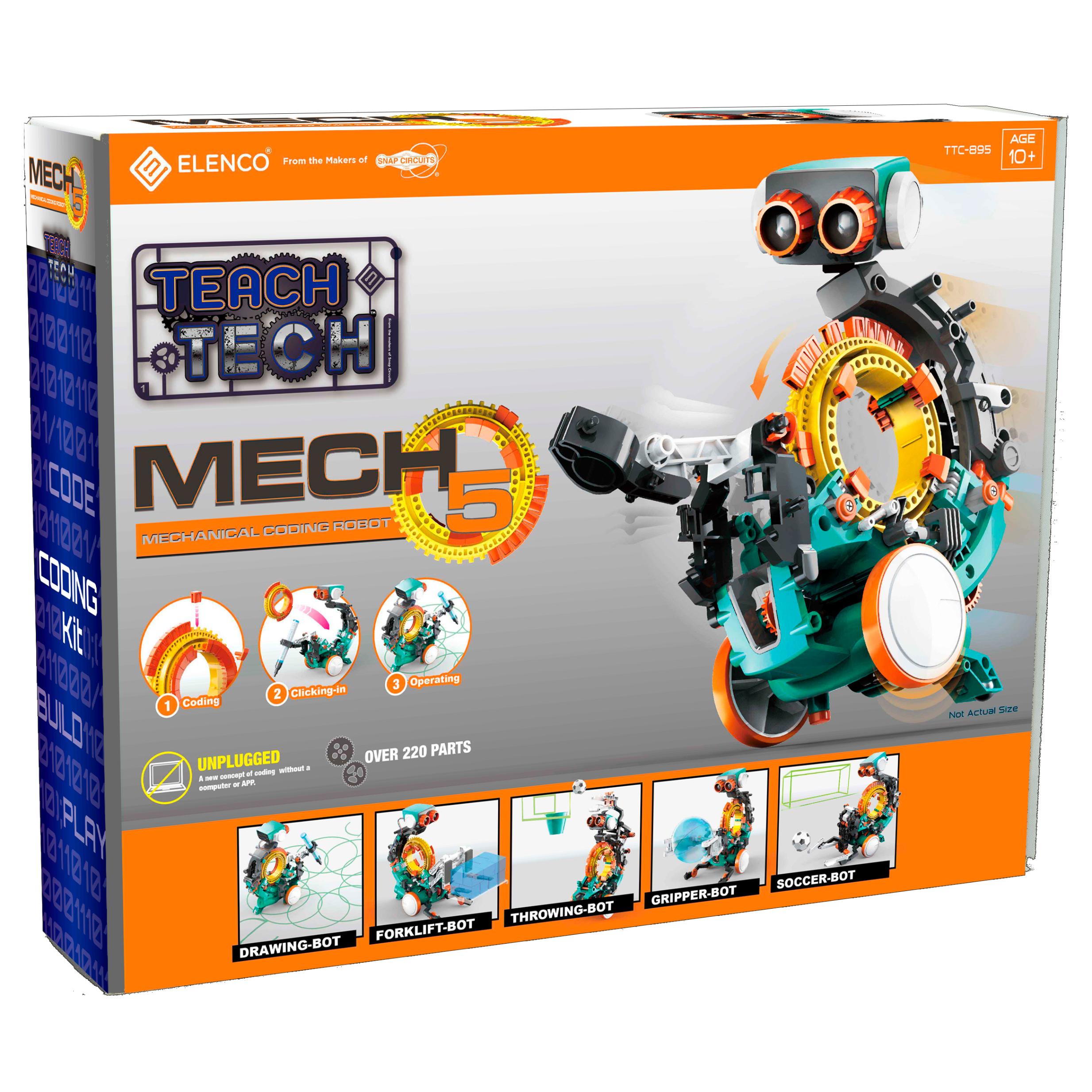 TEACH TECH™ Mech-5, Mechanical Coding Robot - A1 School Supplies