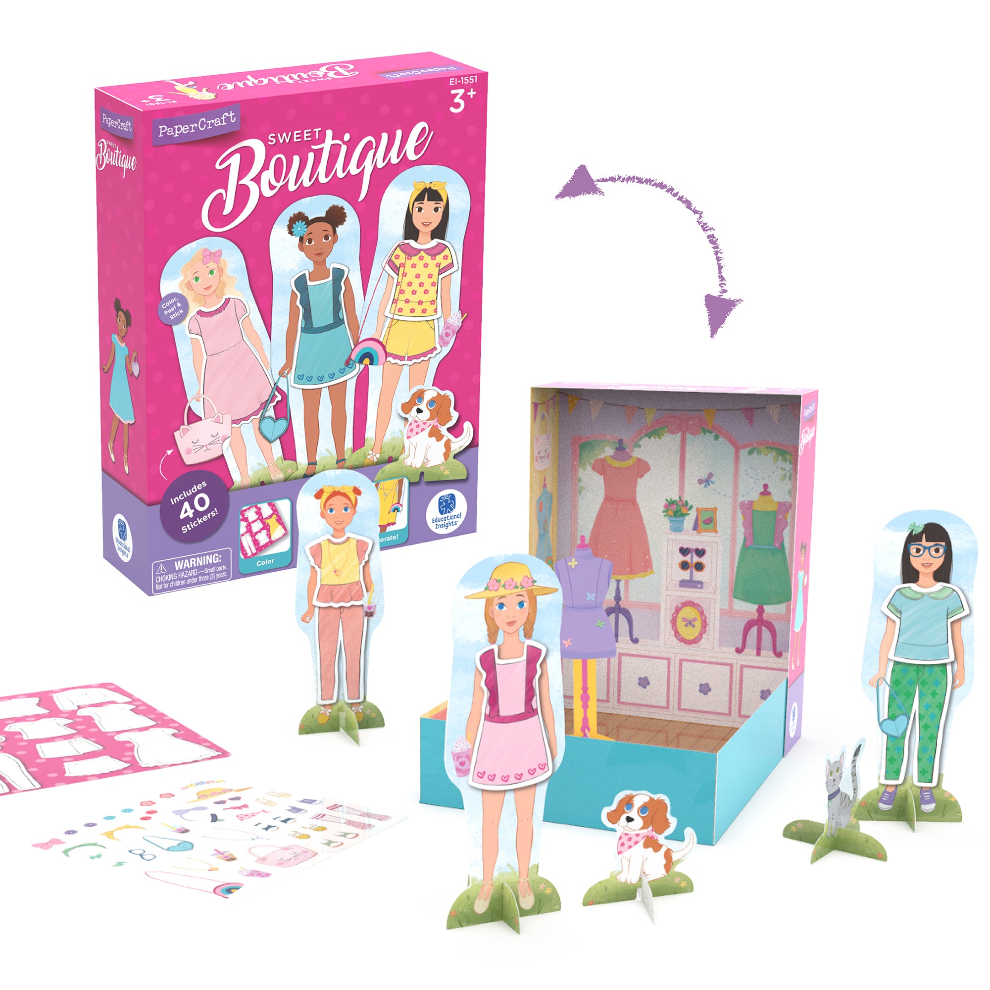 PaperCraft Sweet Boutique Paper Dolls - A1 School Supplies