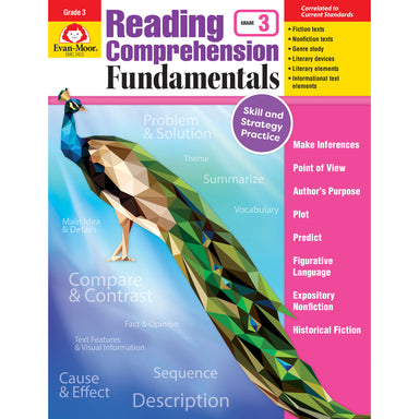 Reading Comprehension Fundamentals, Grade 3 - A1 School Supplies