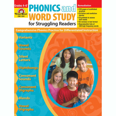 Phonics and Word Study for Struggling Readers Book - A1 School Supplies