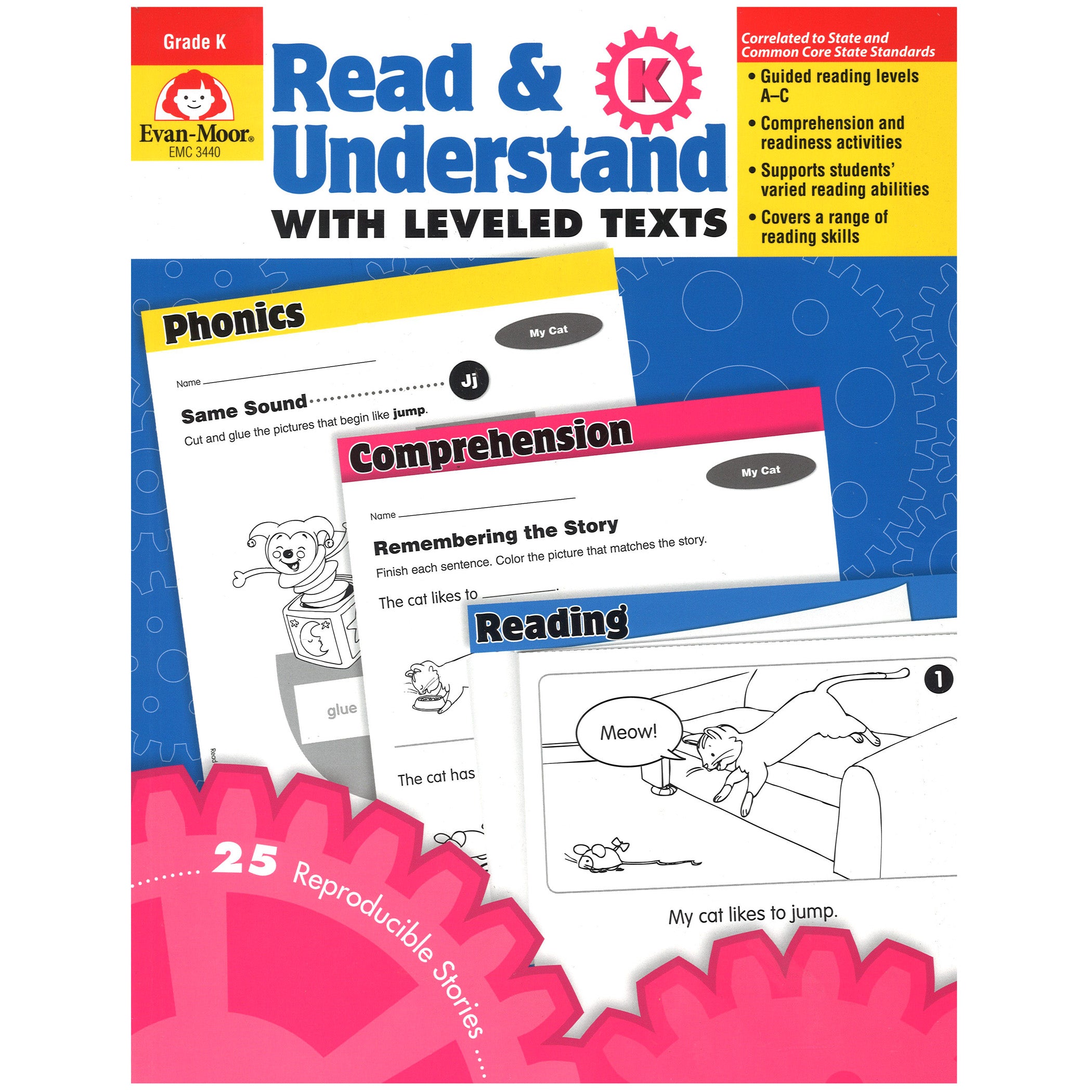 Read & Understand with Leveled Texts Book, Grade K - A1 School Supplies