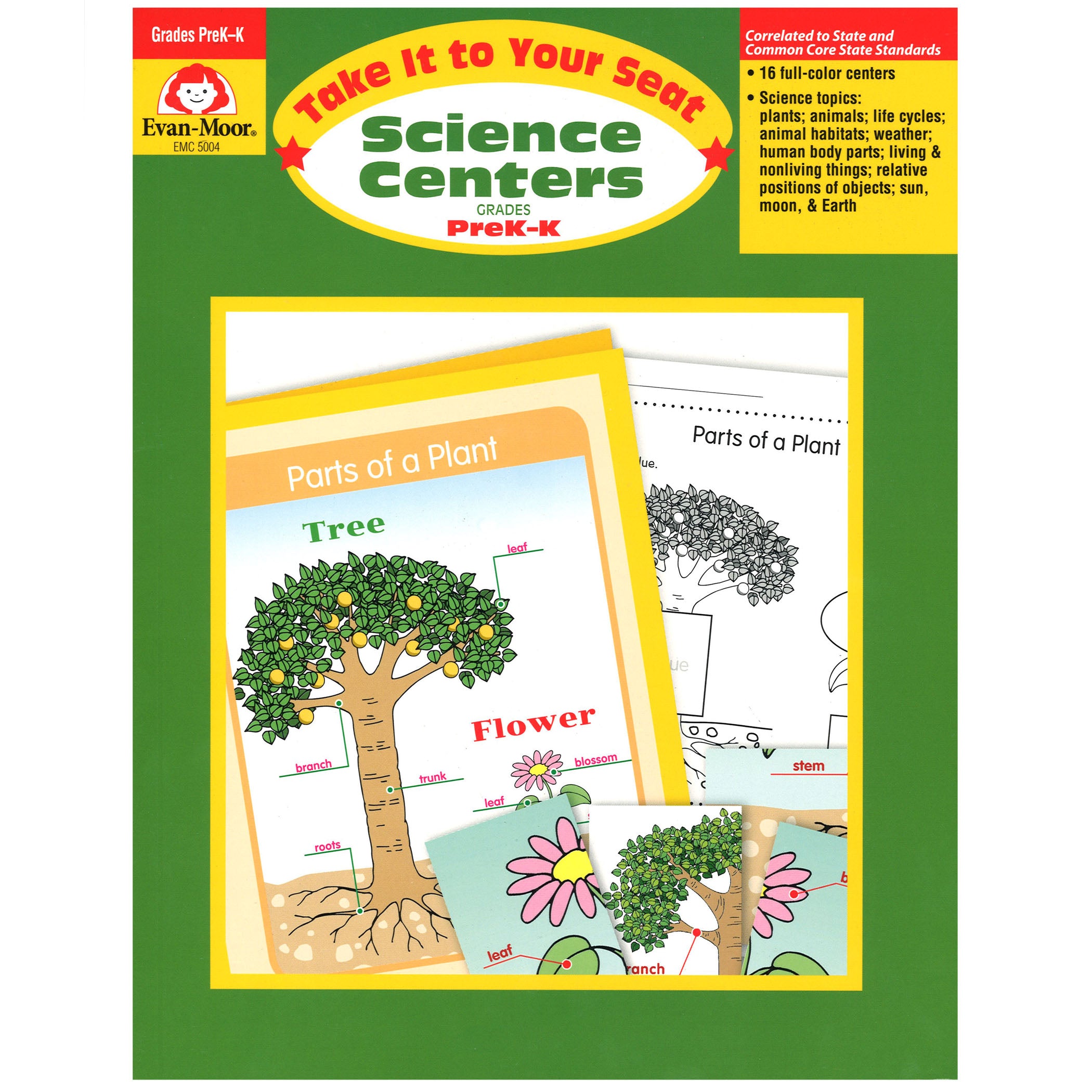 Take It to Your Seat Science Centers Book, Grades PreK-K - A1 School Supplies