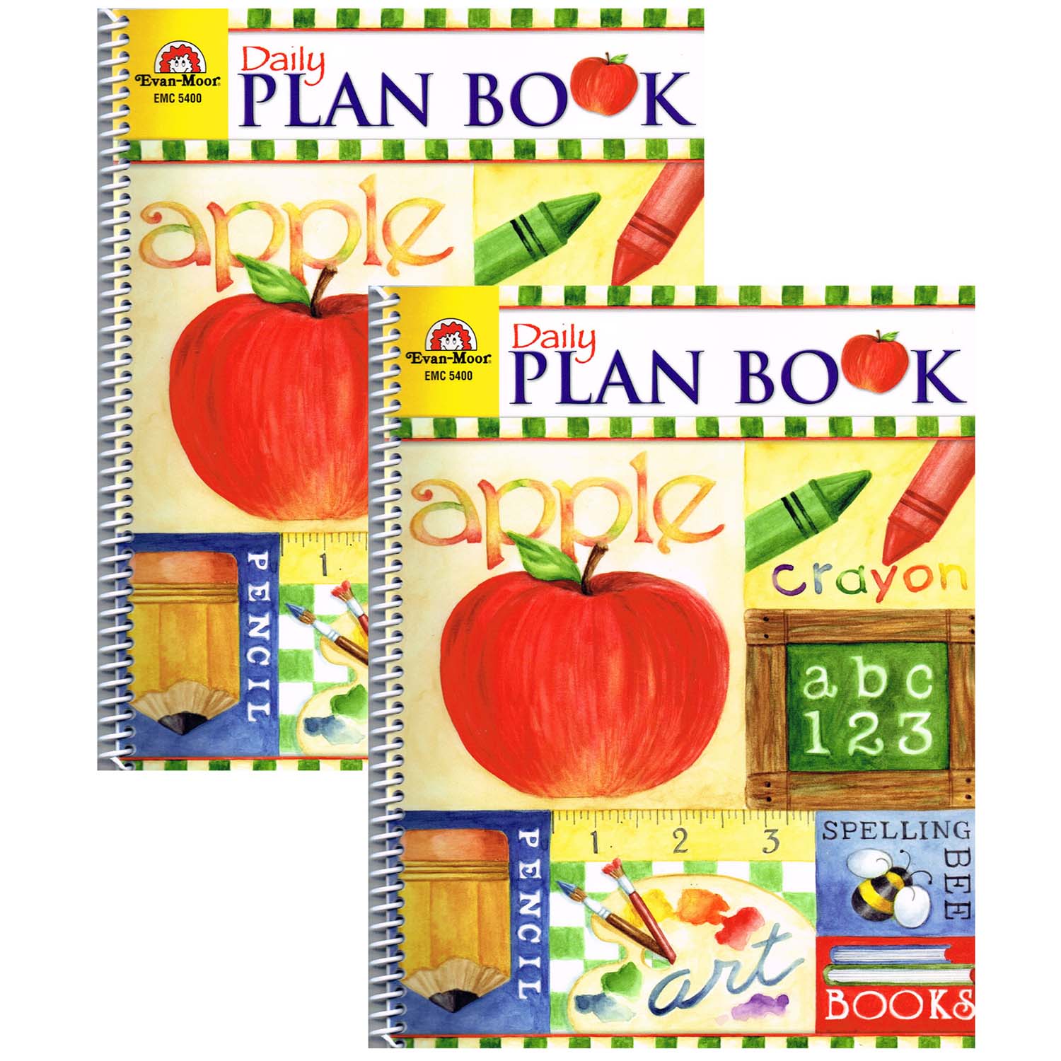 School Days Daily Plan Book, Pack of 2 - A1 School Supplies
