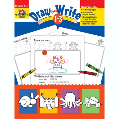 Draw...Then Write, Grades 1-3 - A1 School Supplies