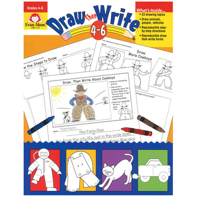 Draw...Then Write, Grades 4-6 - A1 School Supplies