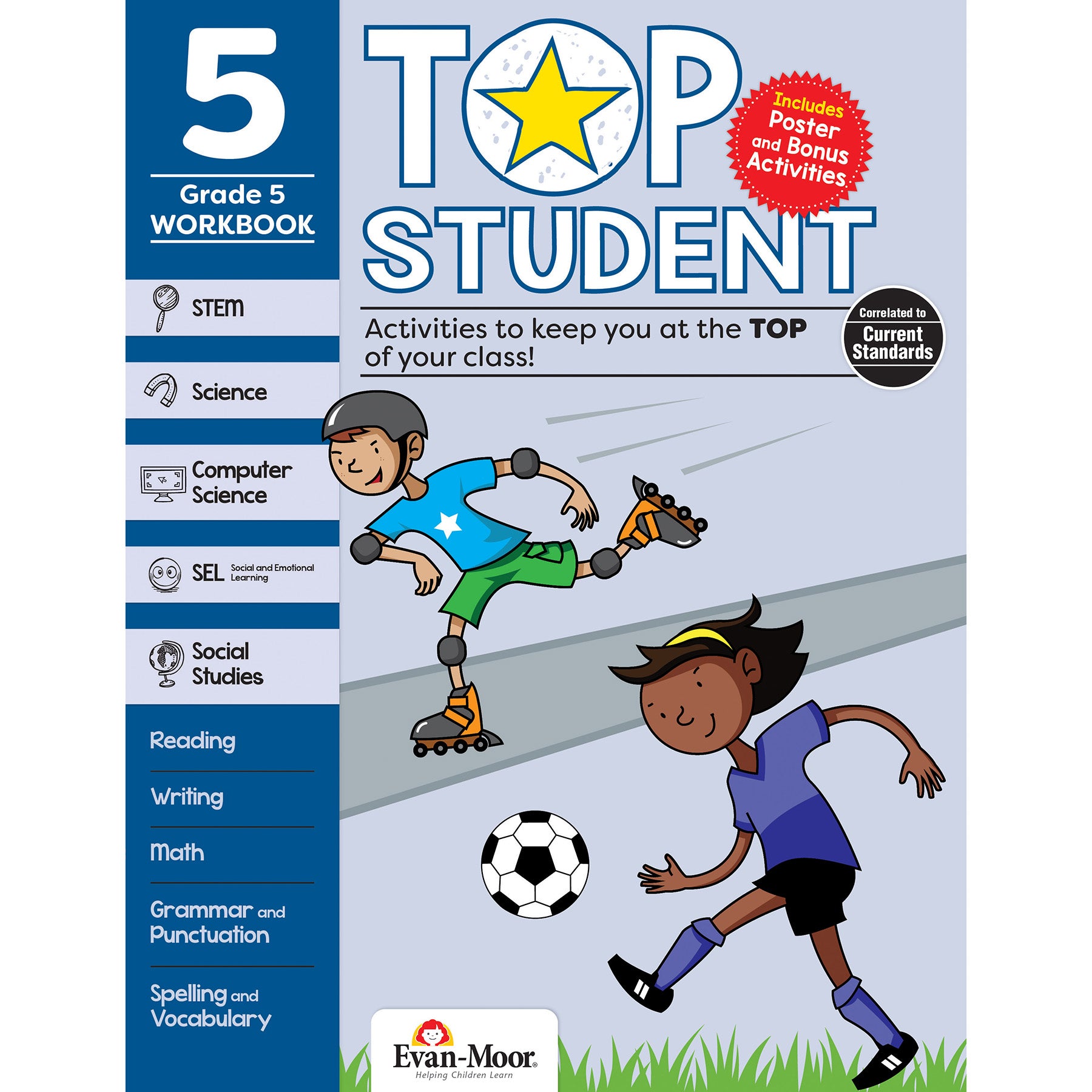 Top Student Activity Book, Grade 5 - A1 School Supplies