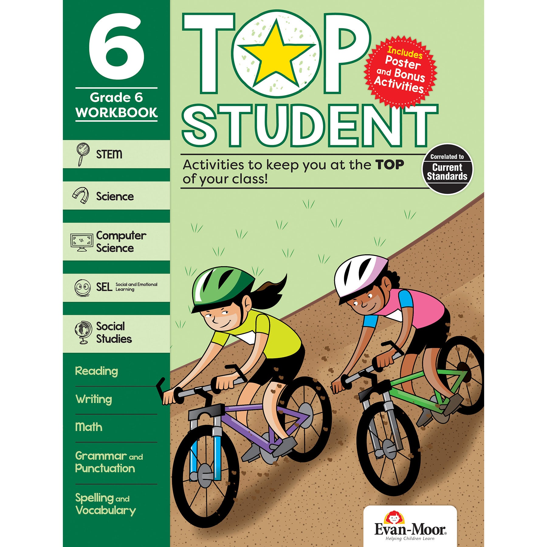 Top Student Activity Book, Grade 6 - A1 School Supplies