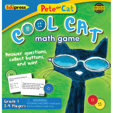 Pete the Cat® Cool Cat Math Game 1 - A1 School Supplies