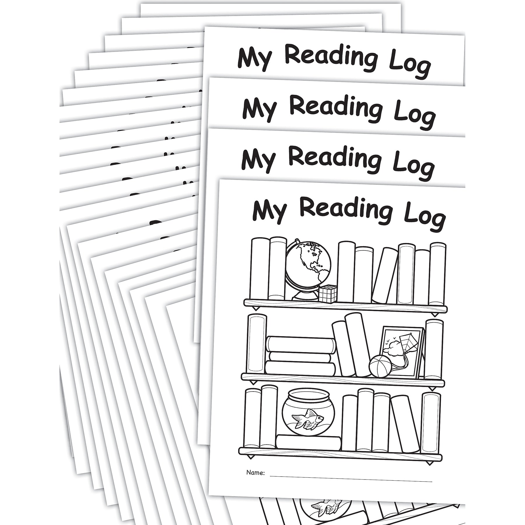 My Own Books: My Reading Log, Pack of 25 - A1 School Supplies