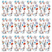 Cat in the Hat™ Characters Window Clings, 12 Sheets - A1 School Supplies