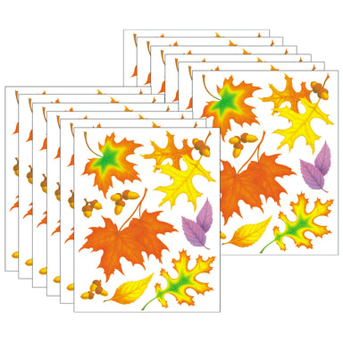 Fall Leaves Window Clings, 12 Sheets - A1 School Supplies