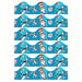 Cat in the Hat™ Blue Deco Trim®, 37 Feet Per Pack, 6 Packs - A1 School Supplies