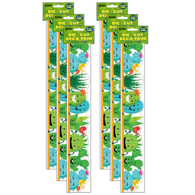 A Sharp Bunch Line-Up Deco Trim® Extra Wide Die Cut, 37 Feet Per Pack, 6 Packs - A1 School Supplies