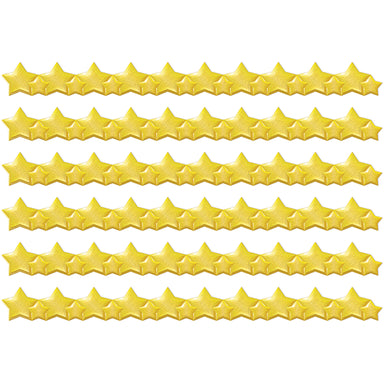 Stars Extra Wide Deco Trim®, 37 Feet Per Pack, 6 Packs - A1 School Supplies