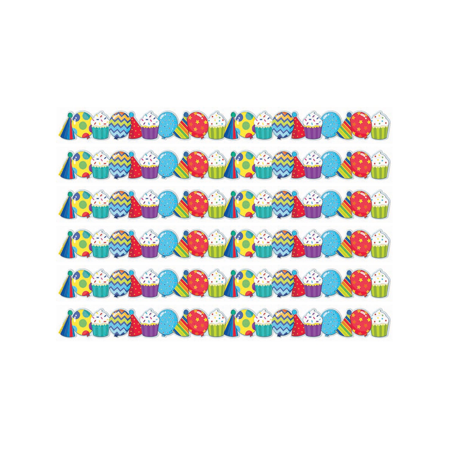 Celebrate Extra Wide Deco Trim®, 37 Feet Per Pack, 6 Packs - A1 School Supplies