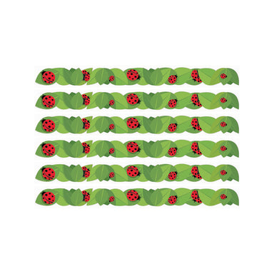 Ladybugs Extra Wide Deco Trim®, 37 Feet Per Pack, 6 Packs - A1 School Supplies