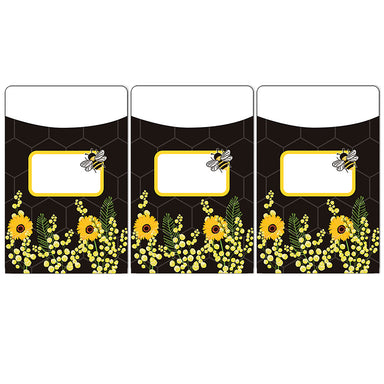 The Hive Library Pockets, 35 Per Pack, 3 Packs - A1 School Supplies