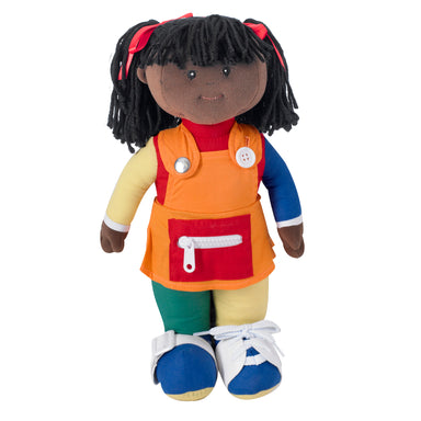 Learn-to-Dress Doll, Black Girl - A1 School Supplies