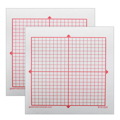 Graphing 3M Post-it® Notes, XY Axis, 20 x 20 Square Grid, 4 Pads Per Pack, 2 Packs - A1 School Supplies