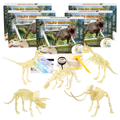 Paleo Hunter™ Dig Kit for STEAM Education - All Five Dinosaurs - A1 School Supplies