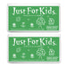 Jumbo Just for Kids Stamp Pad, Green, Pack of 2 - A1 School Supplies