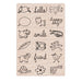 Ink 'n' Stamp Happy Animals Stamps, Set of 18 - A1 School Supplies