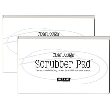 Clear Design Scrubber Pad, Pack of 2 - A1 School Supplies