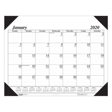 Academic Economy Desk Pad, 12 Months, January-December, Pack of 3 - A1 School Supplies