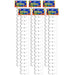 White Fence Border, 12 Strips/36 Feet Per Pack, 6 Packs - A1 School Supplies