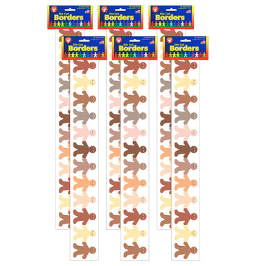 Multicultural Kids Mighty Brights™ Border, 36 Feet Per Pack, 6 Packs - A1 School Supplies