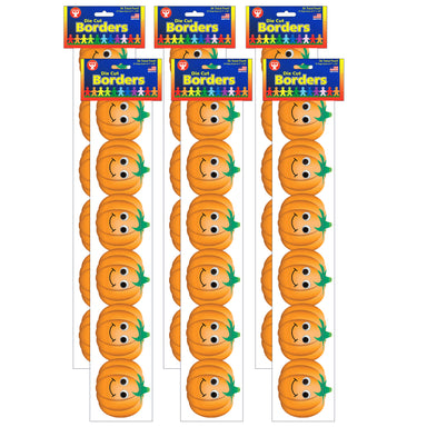 Classroom Border - Happy Pumpkins, 36 Feet Per Pack, 6 Packs - A1 School Supplies