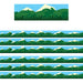 Mountain Border, 12 Strips/36 Feet Per Pack, 6 Packs - A1 School Supplies