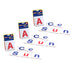 Upper Case & Lower Case Alphabet Cards, 60 Cards Per Pack, 3 Packs - A1 School Supplies