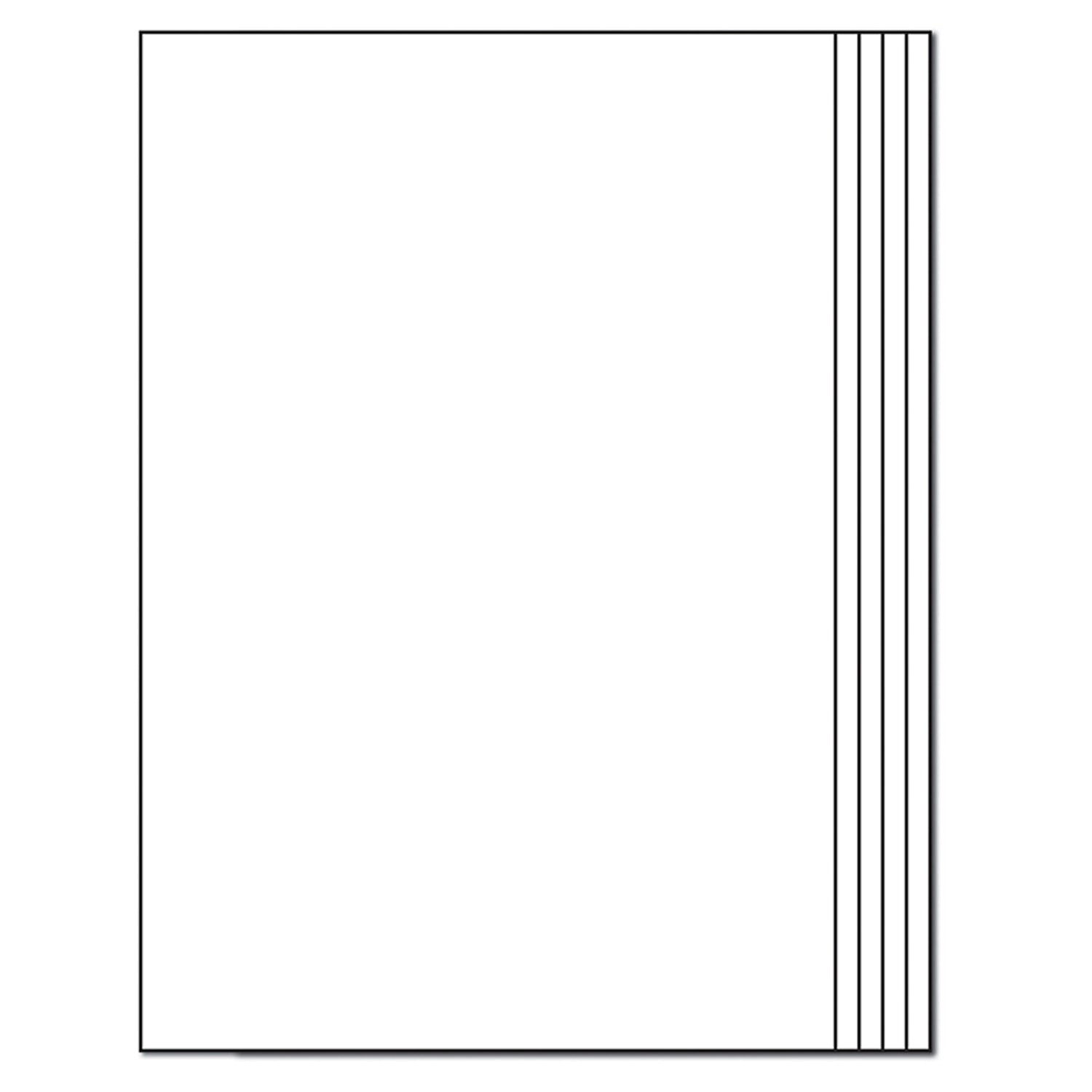 Rectangle Blank Book for Young Authors Resource Book, Grade K-3, Paperback, Pack of 12 - A1 School Supplies