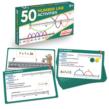 50 Number Line Activities - A1 School Supplies