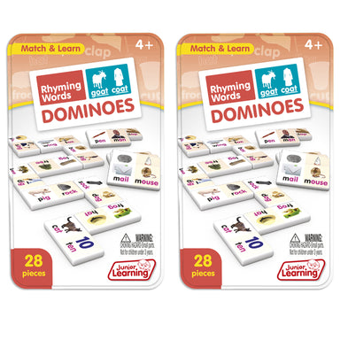 Rhyming Words Dominoes, 2 Sets - A1 School Supplies