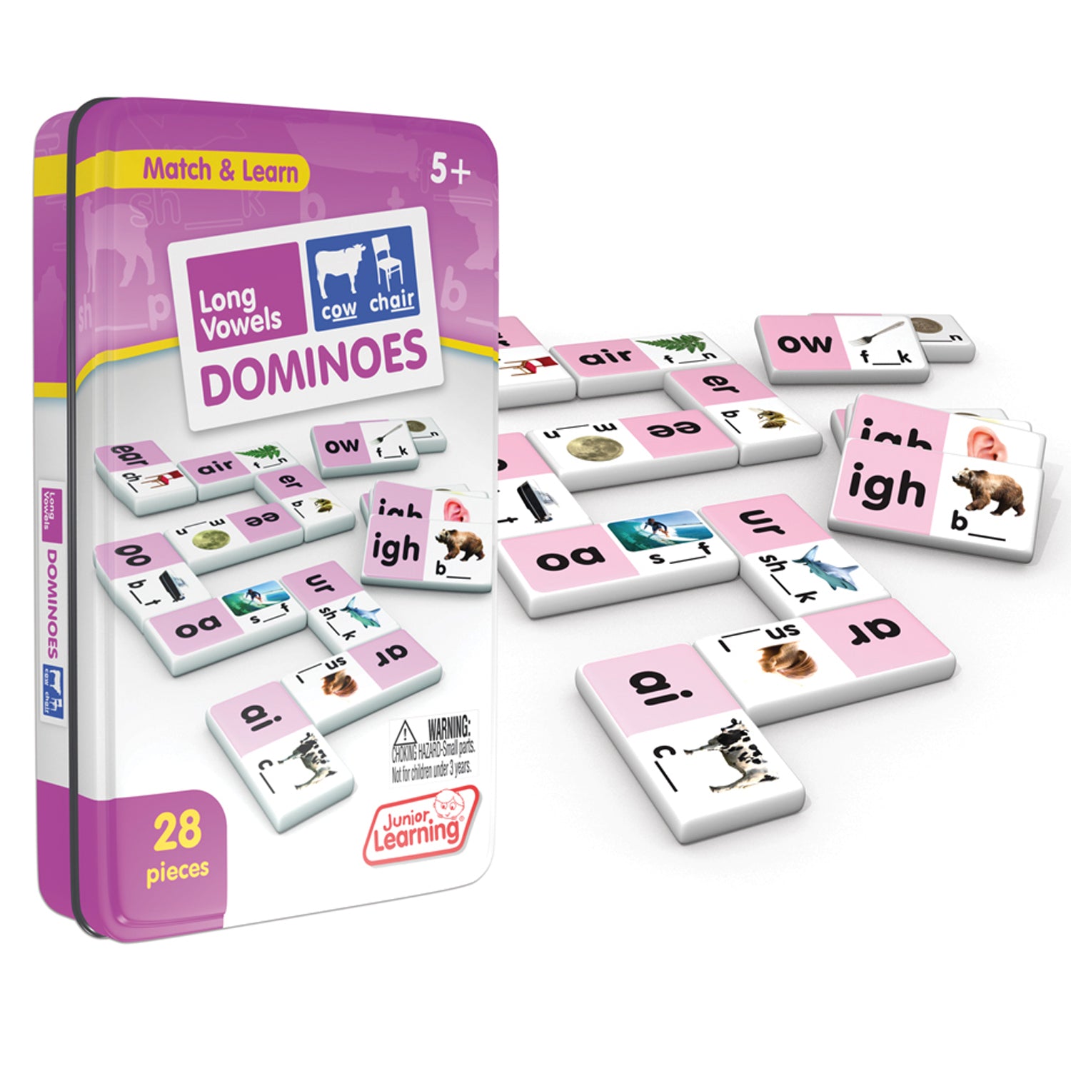 Long Vowels Dominoes, 2 Sets - A1 School Supplies