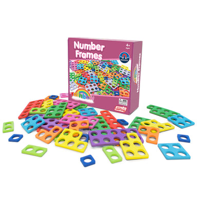 Rainbow Number Frames - A1 School Supplies