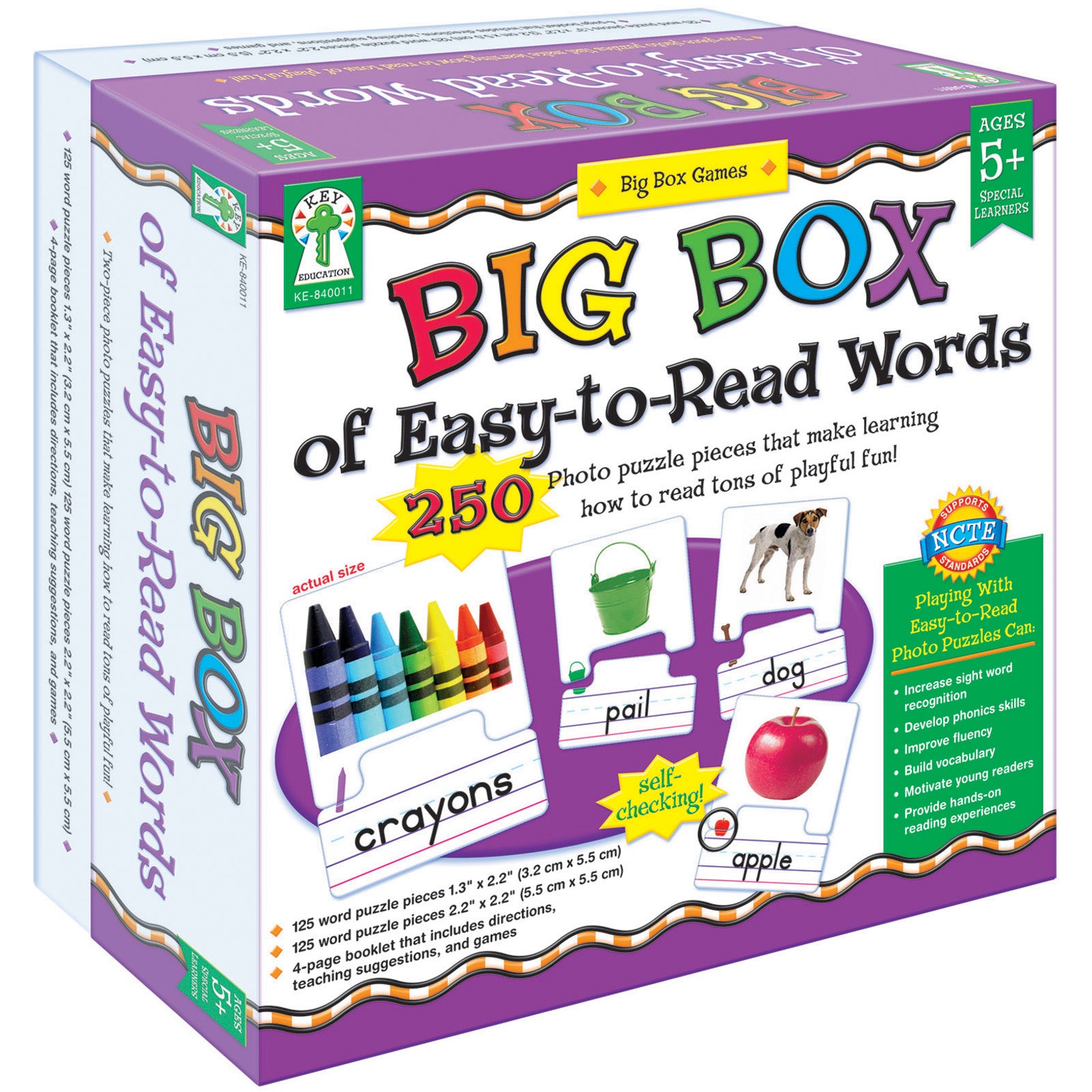 Big Box of Easy-to-Read Words Board Game, Grade K-2 - A1 School Supplies