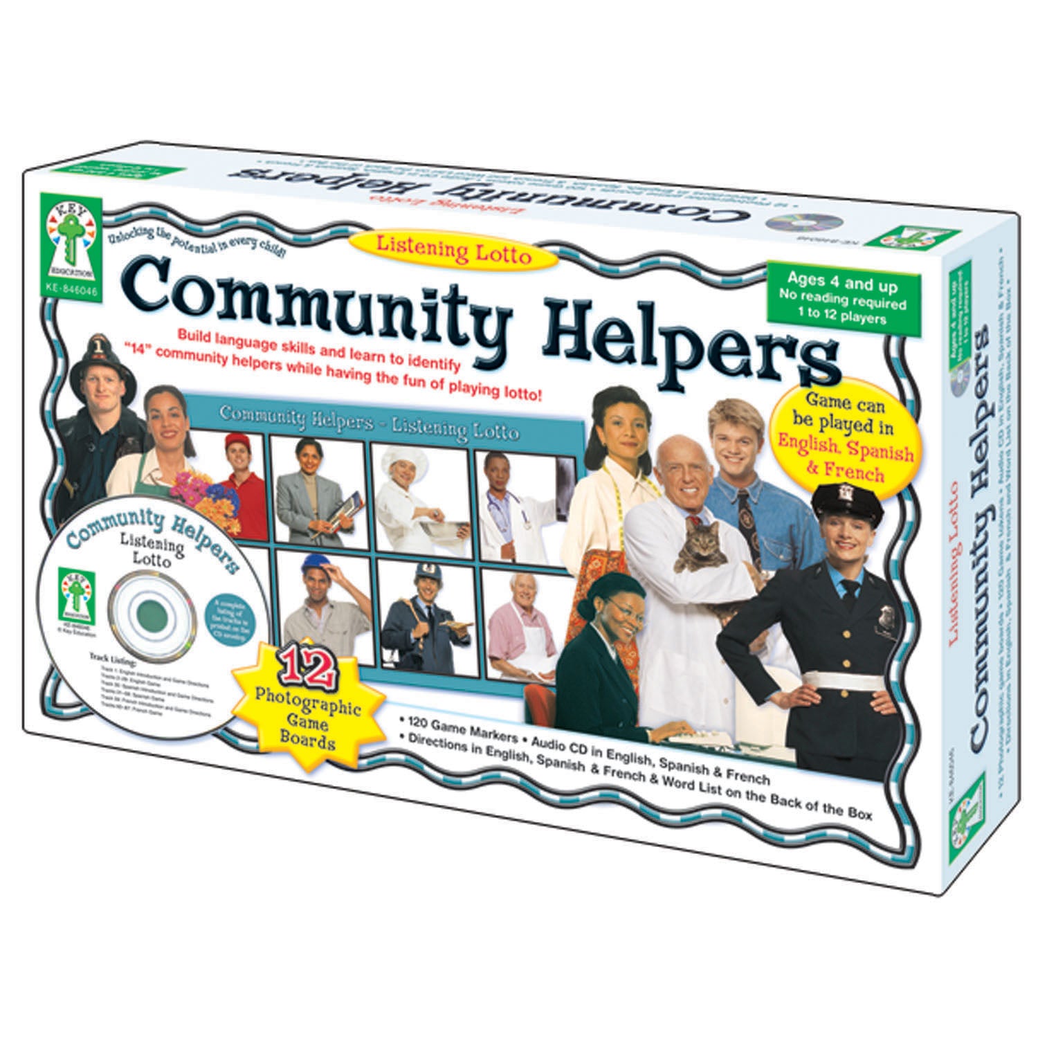 Listening Lotto: Community Helpers Board Game, Grade PK-2 - A1 School Supplies