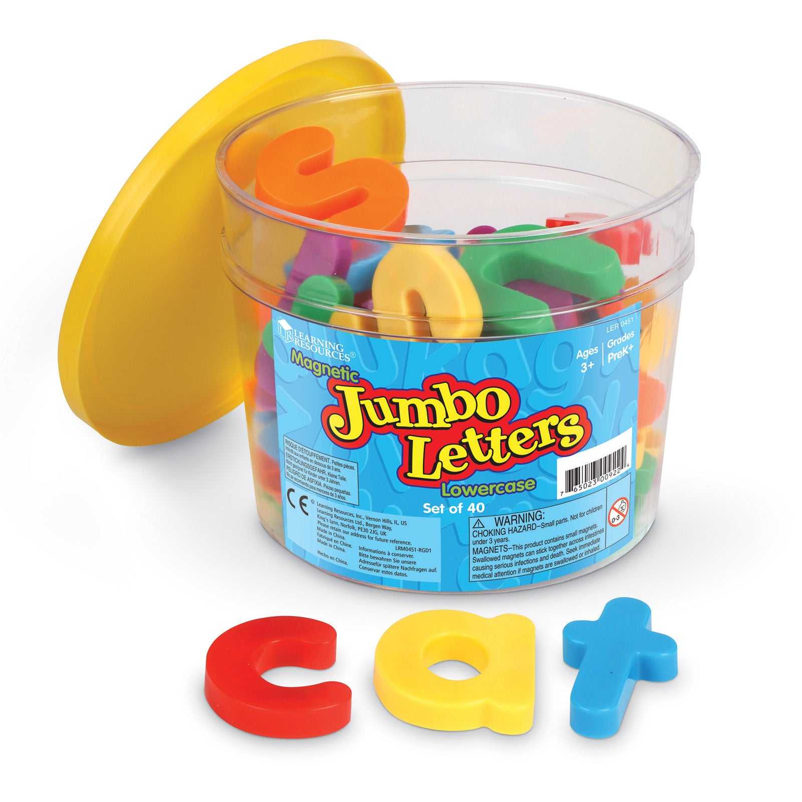 Jumbo Magnetic Letters and Numbers, Lowercase Letters - A1 School Supplies