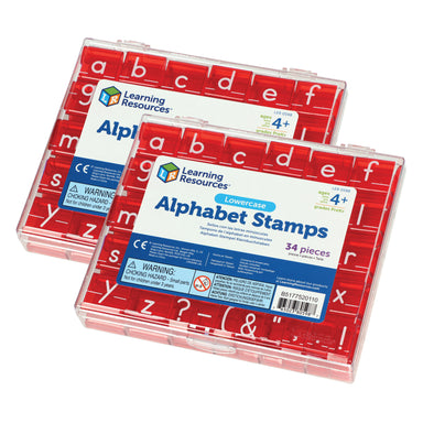 Lowercase Alphabet & Punctuation Stamps Set, 2 Sets - A1 School Supplies