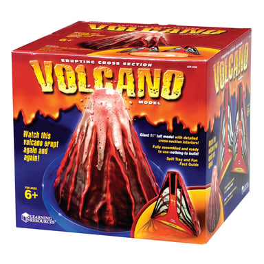 Erupting Cross-section Volcano Model - A1 School Supplies