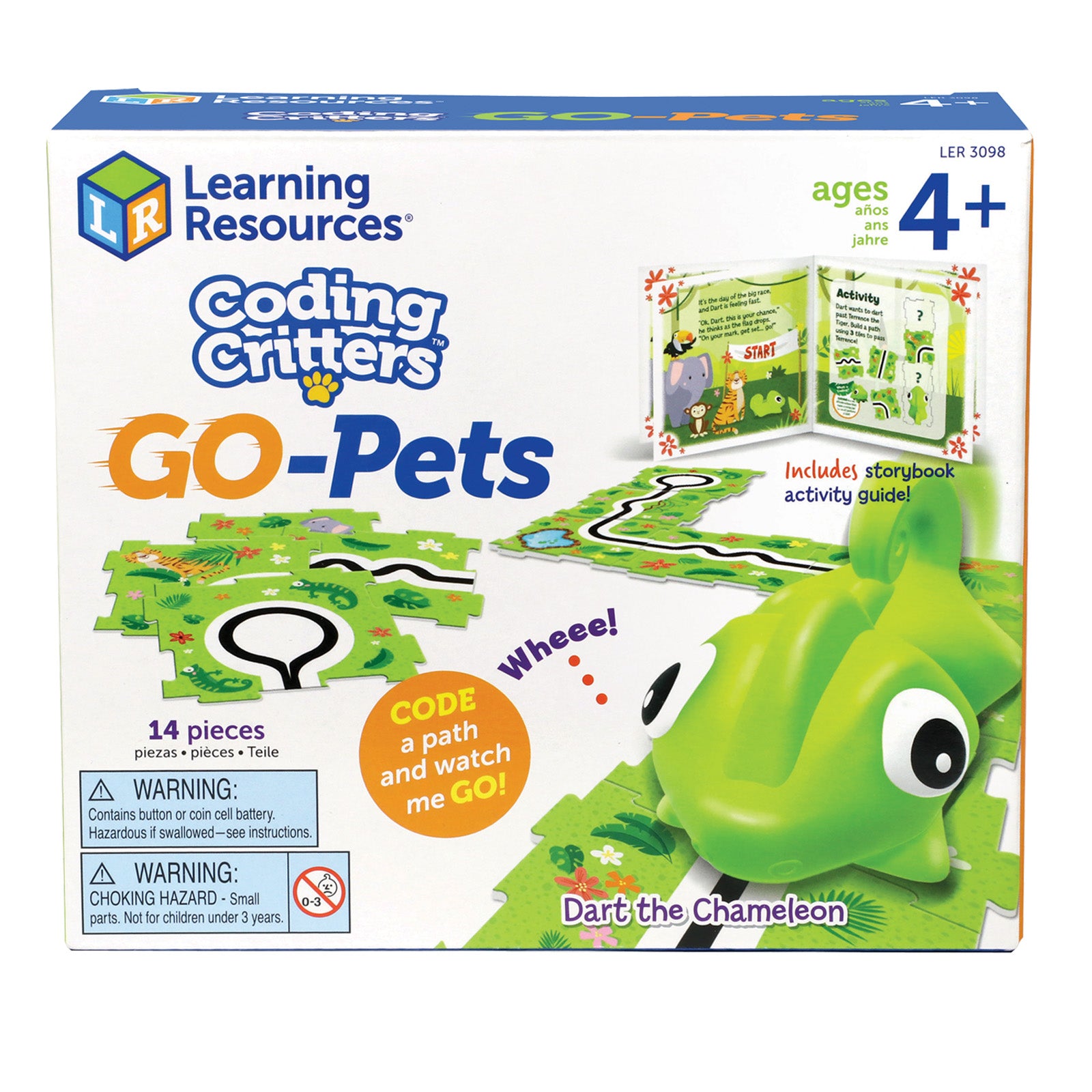 Coding Critters™ Go-Pets, Dart the Chameleon - A1 School Supplies