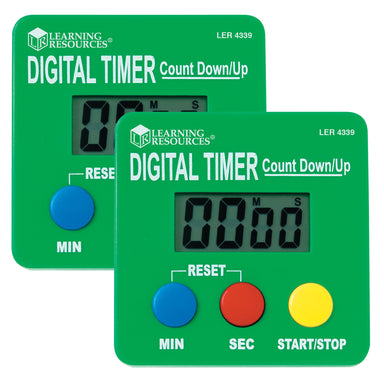 Digital Timer, Pack of 2 - A1 School Supplies